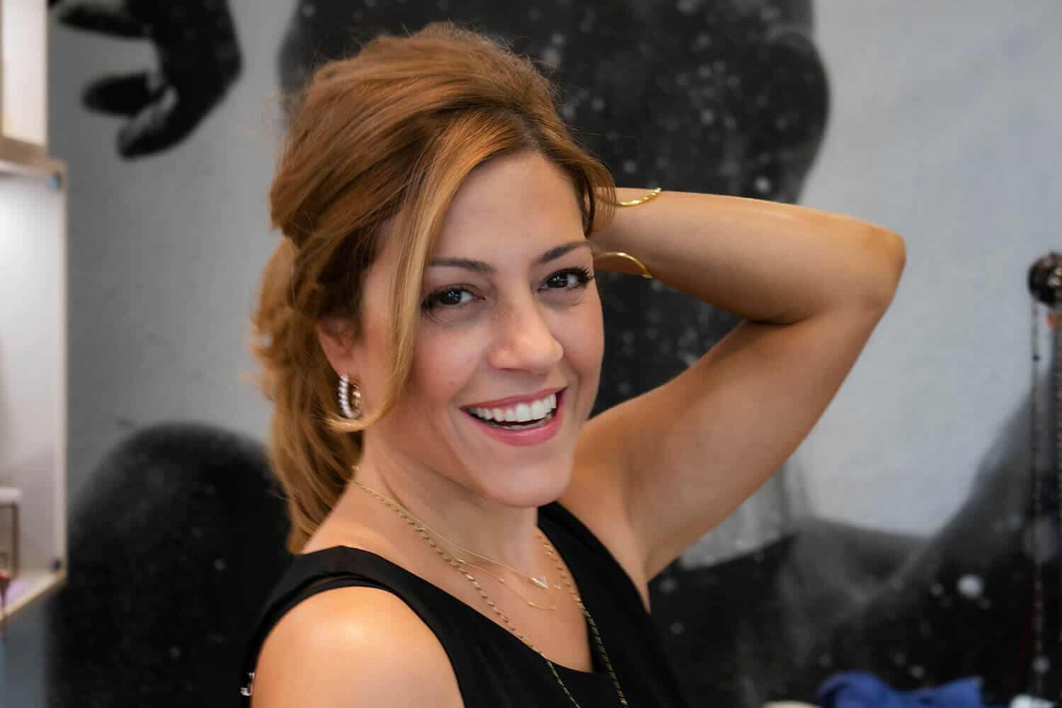 Melina Fachidis in her Kolonaki store