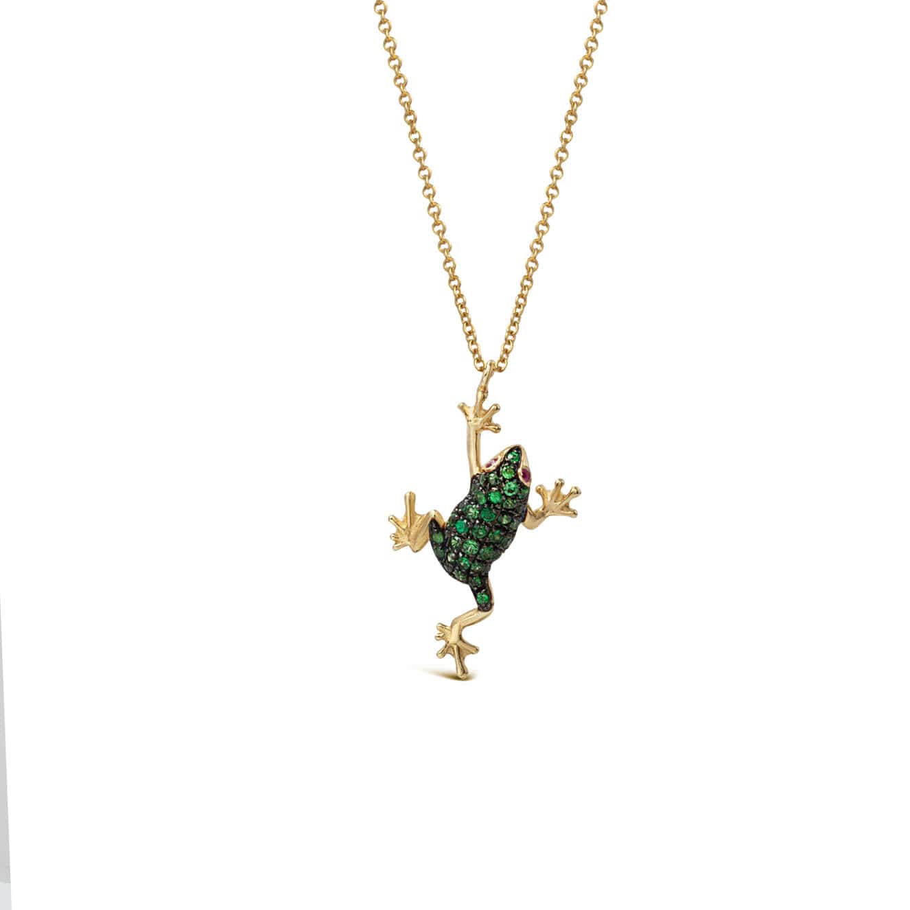 Frog climbing necklace — Melina Fachidis