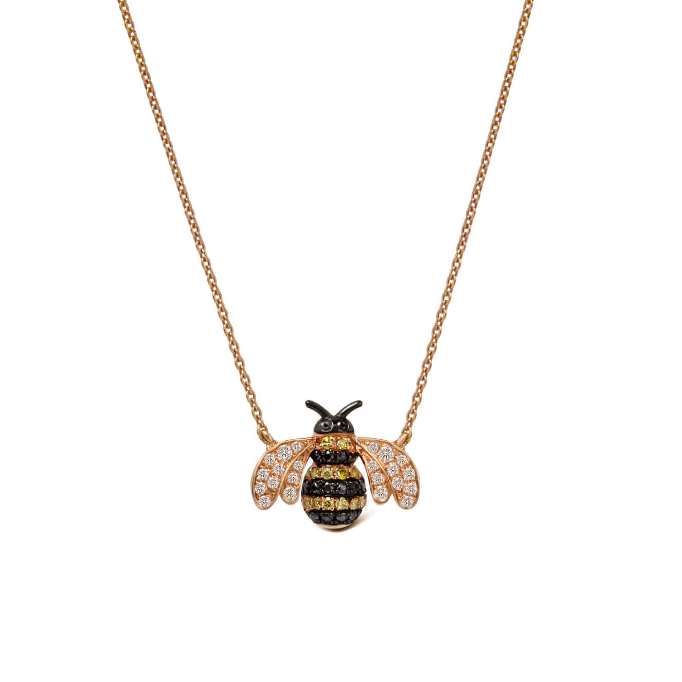 Busy bee diamond pendant — Melina Fachidis