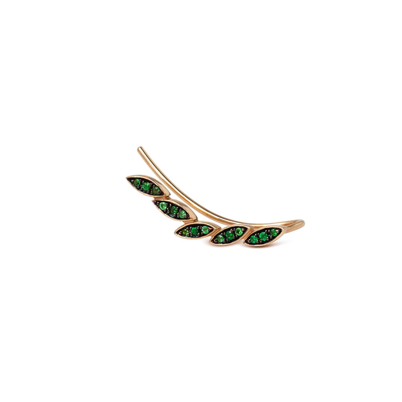 Tsavorite climber earring — Melina Fachidis