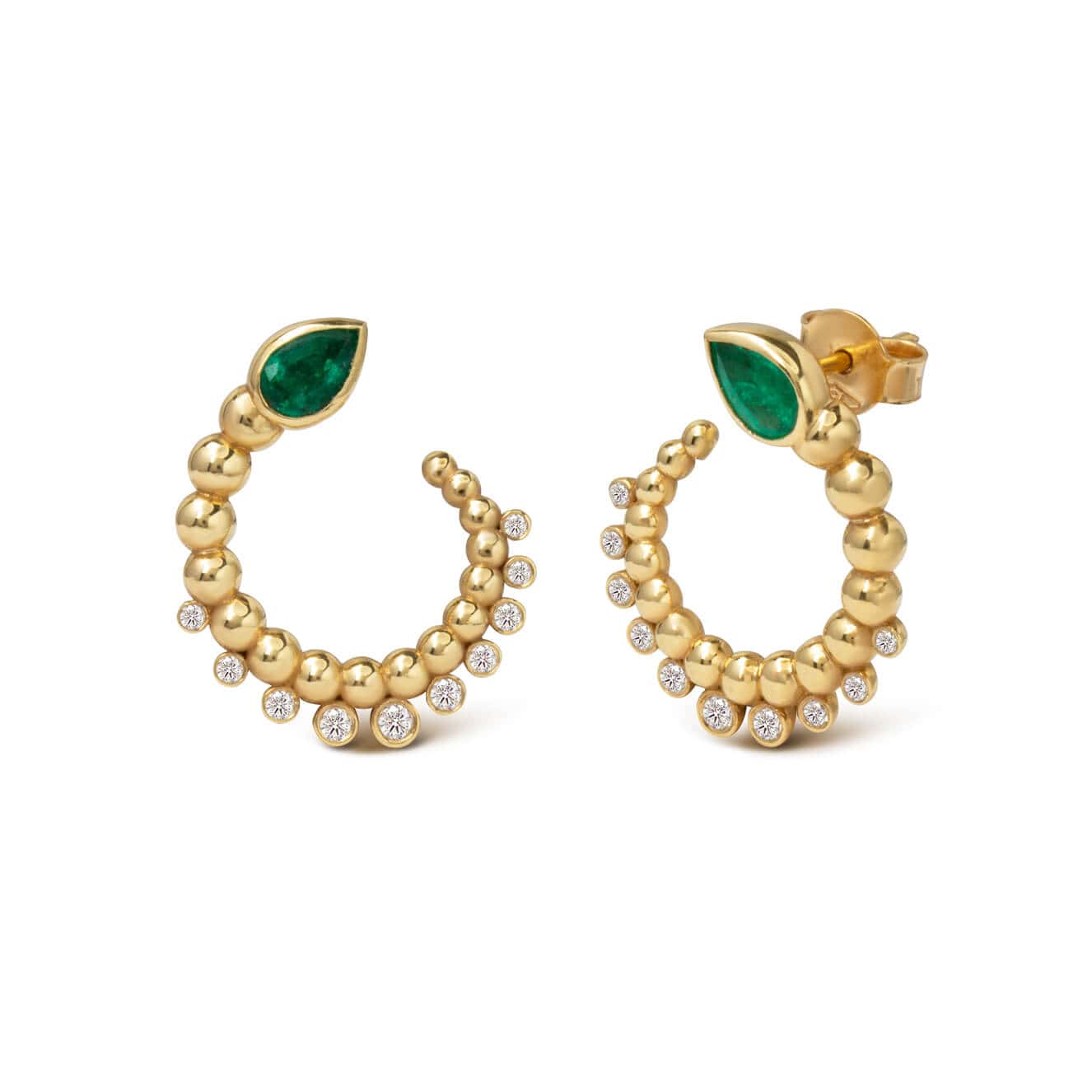 Half hoop earrings — Melina Fachidis