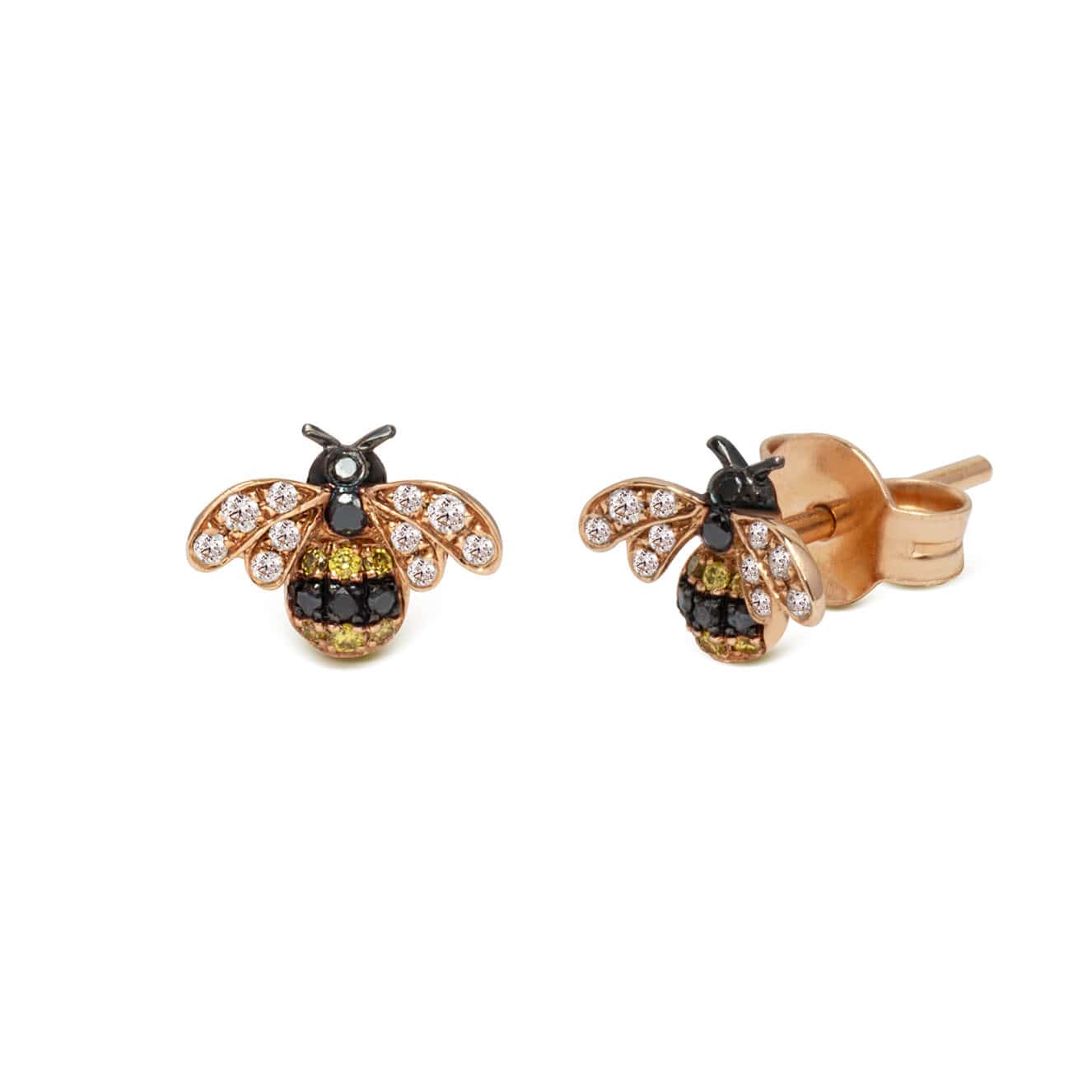 Busy bees stud earrings — Melina Fachidis