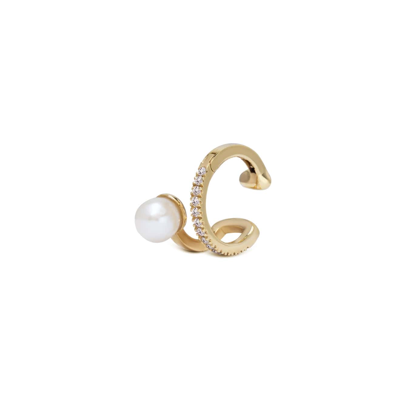 Cuff earring with pearl — Melina Fachidis
