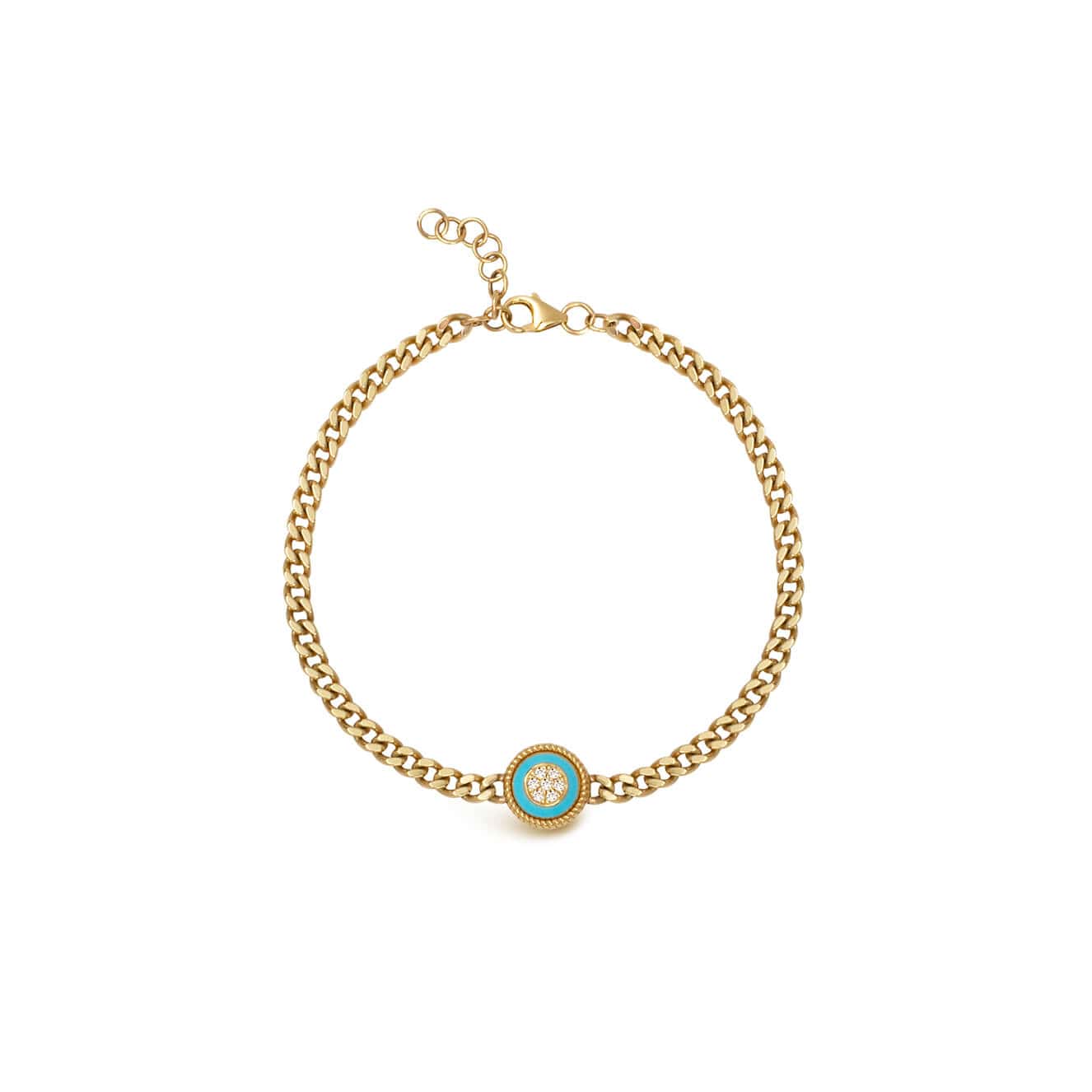 Retro chain eye bracelet — Melina Fachidis