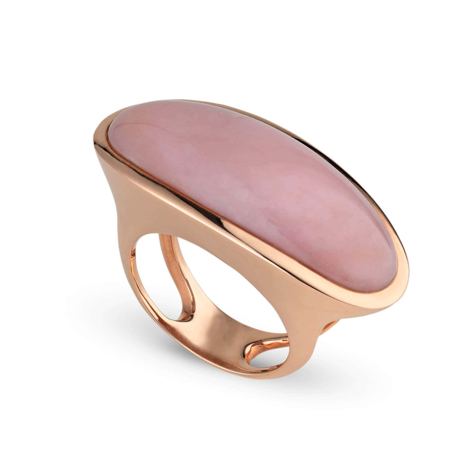 Pink opal VOLAX ring — Melina Fachidis