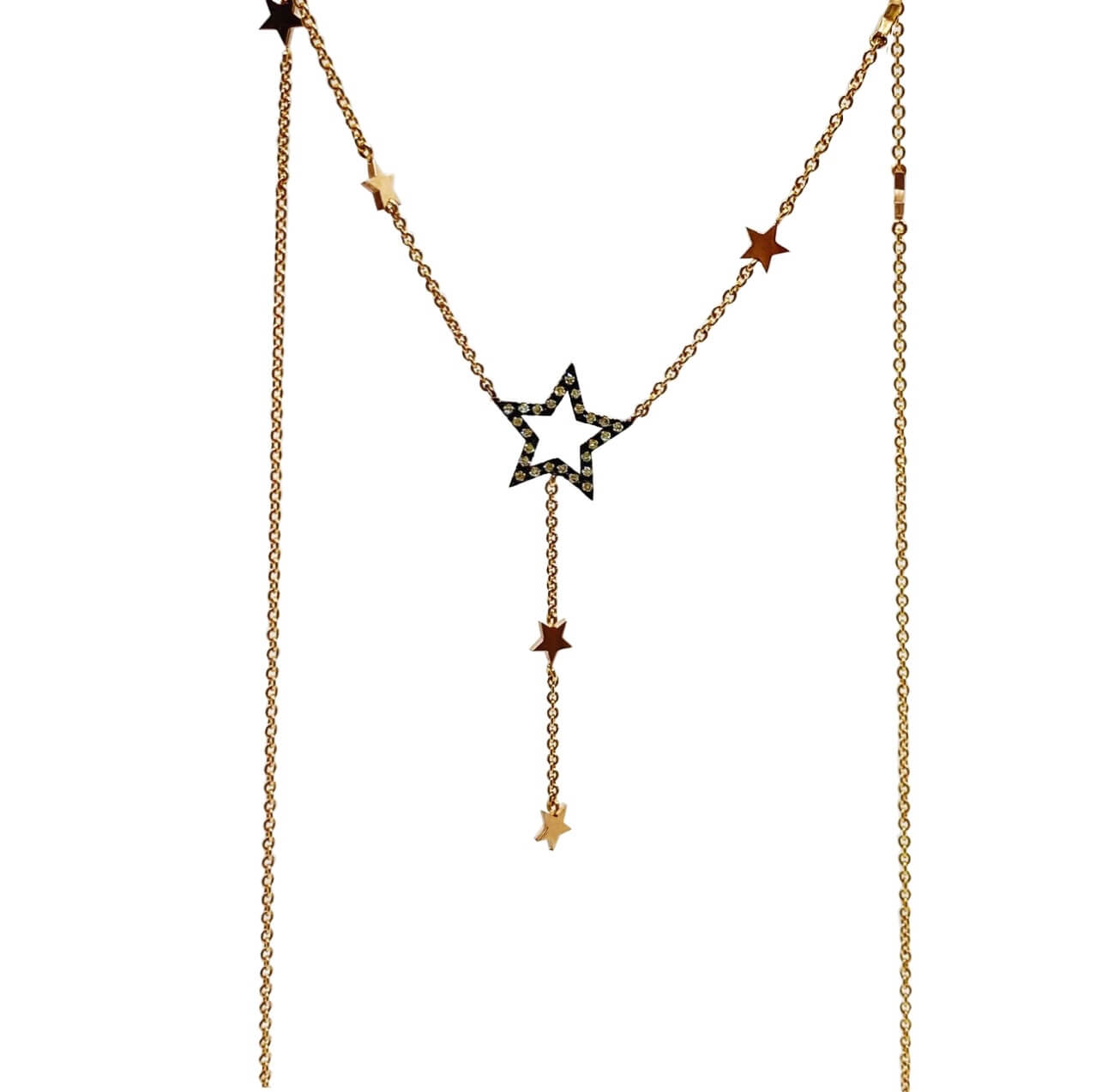 8 star diamond necklace — Melina Fachidis