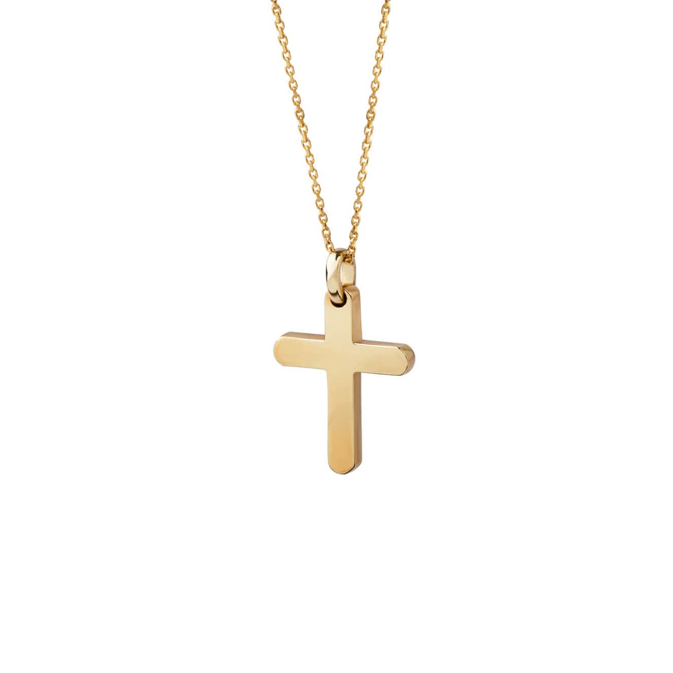 Unisex minimal cross pendant — Melina Fachidis