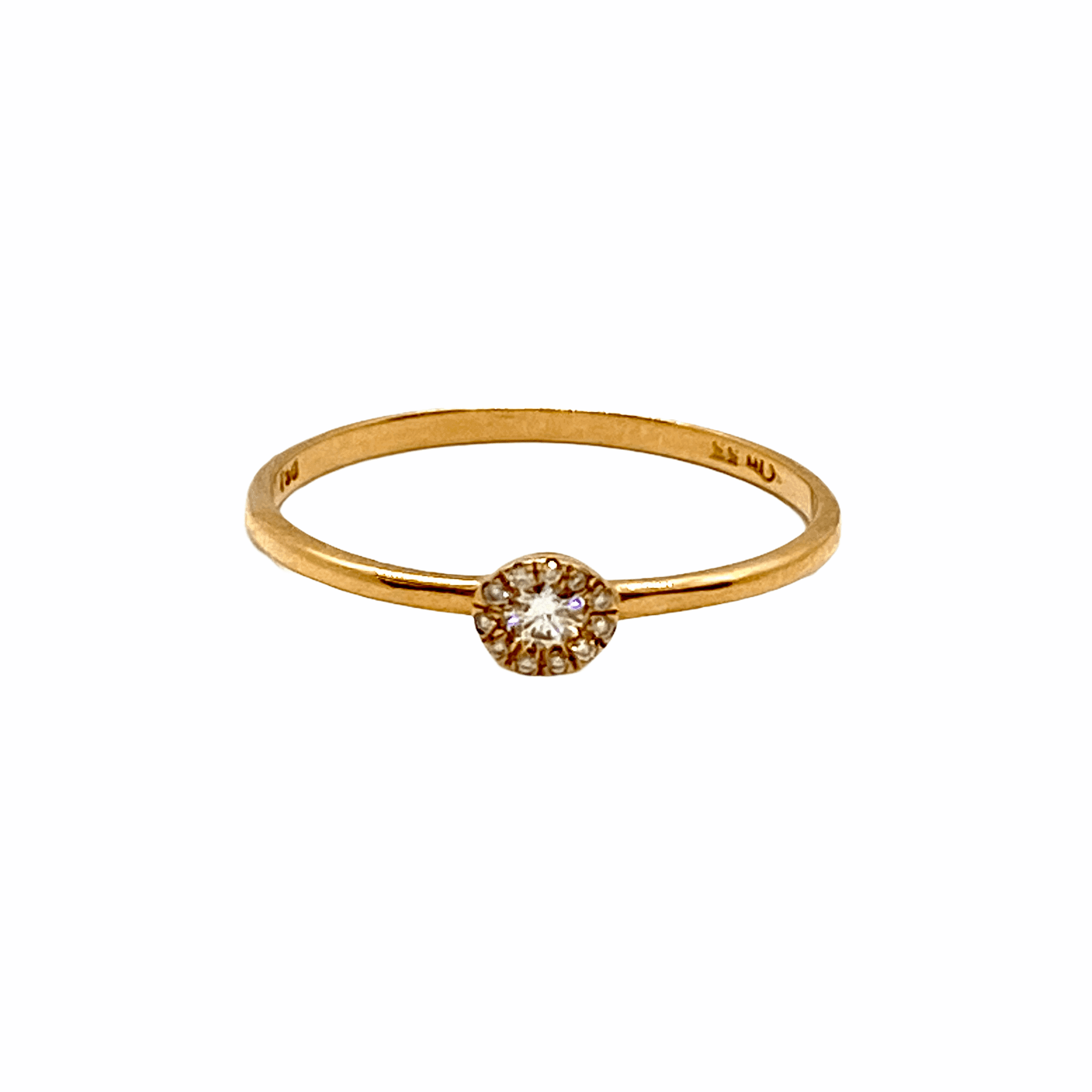 Minimalistic solitaire diamond ring — Melina Fachidis
