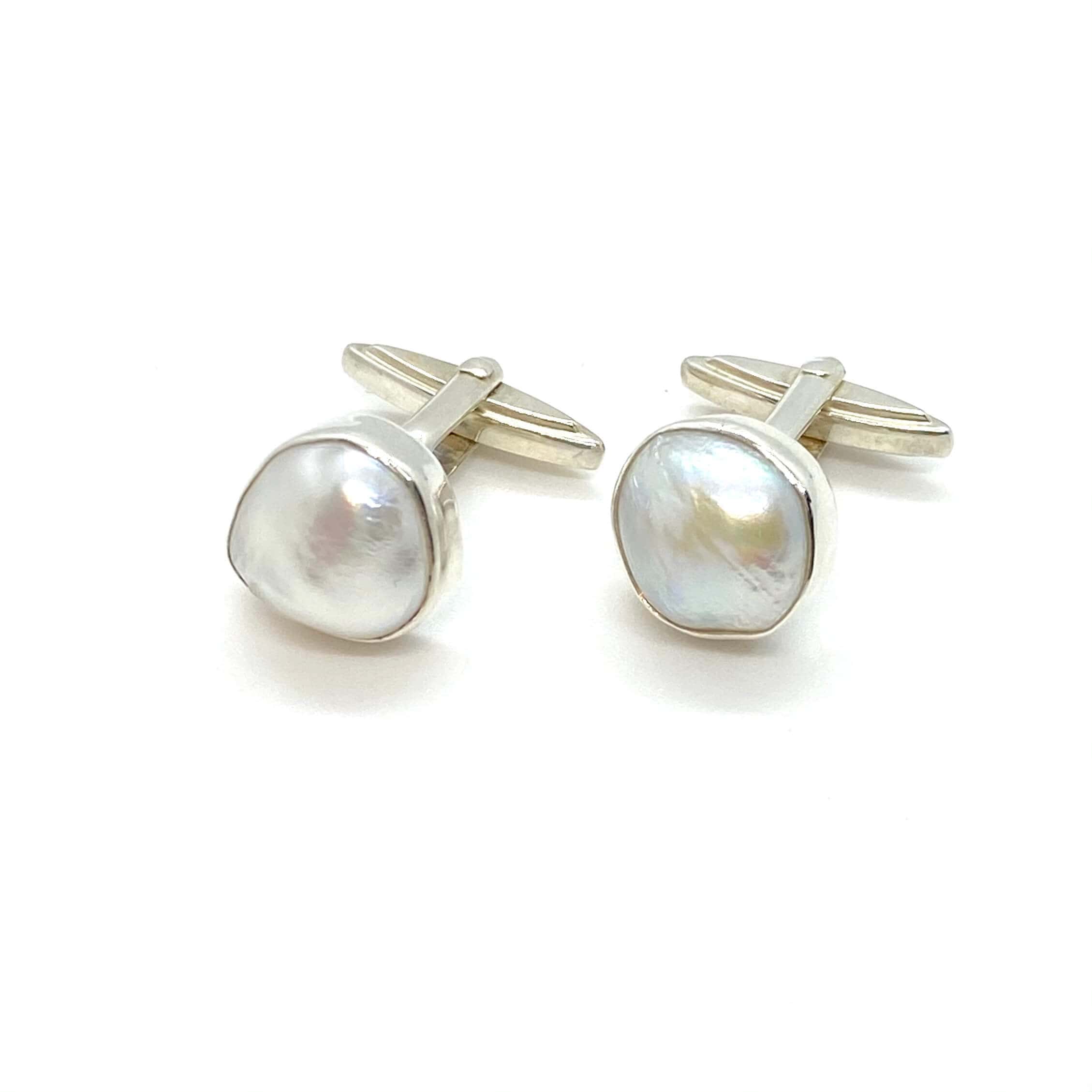 Pearl cufflinks — Melina Fachidis