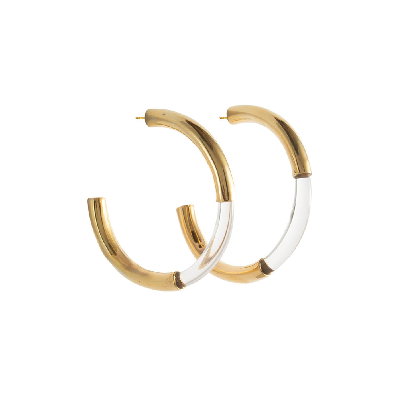 Chunky Hoops Clear — Melina Fachidis