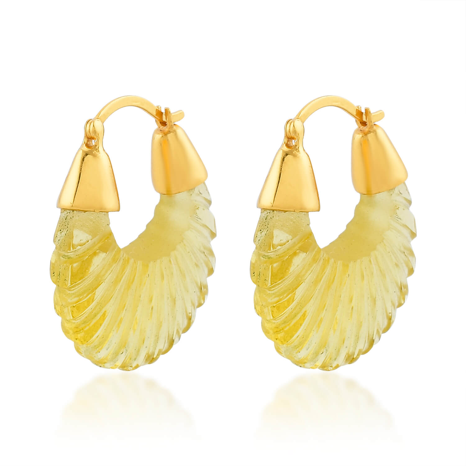Ettienne earrings lemon — Melina Fachidis