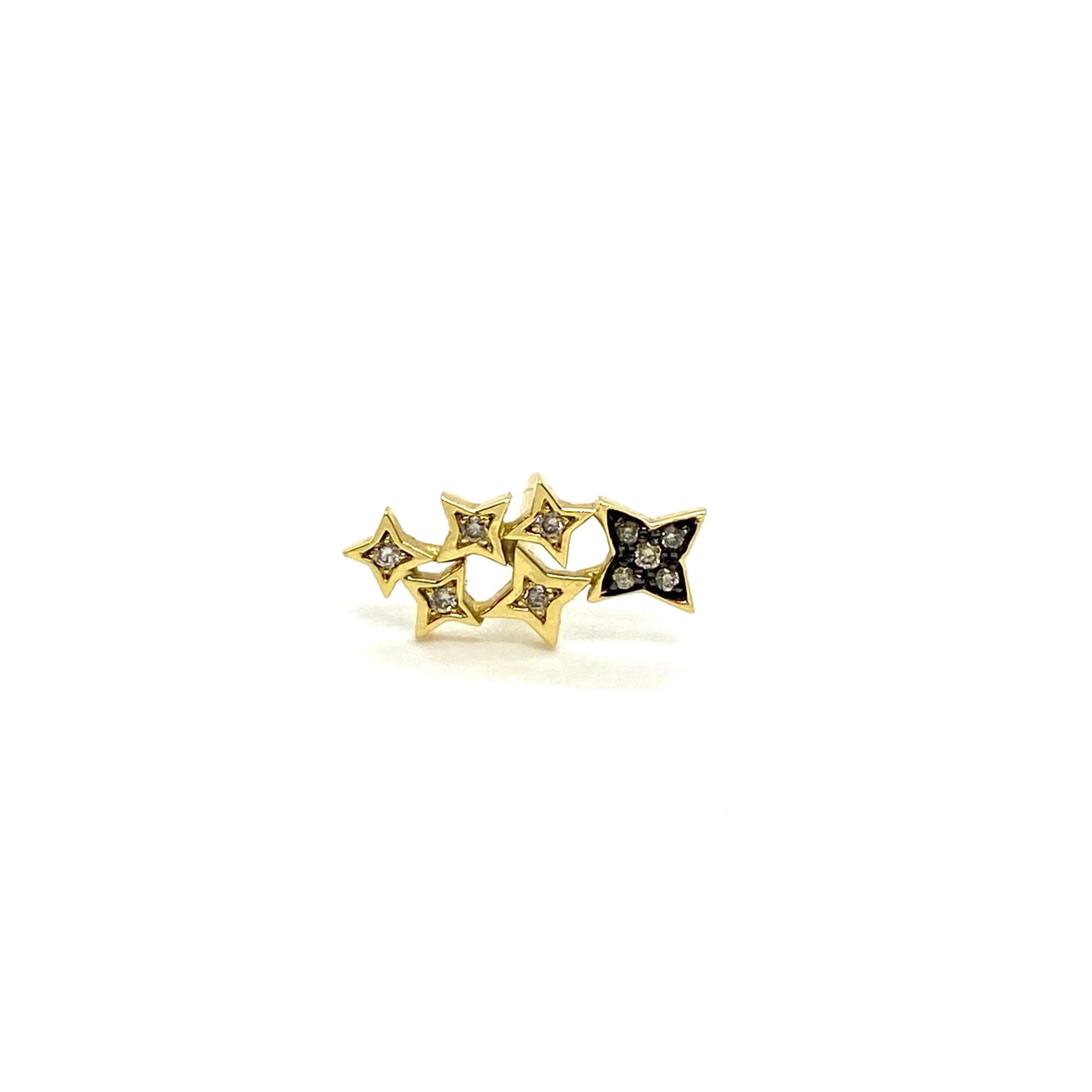 Multi star single earring — Melina Fachidis