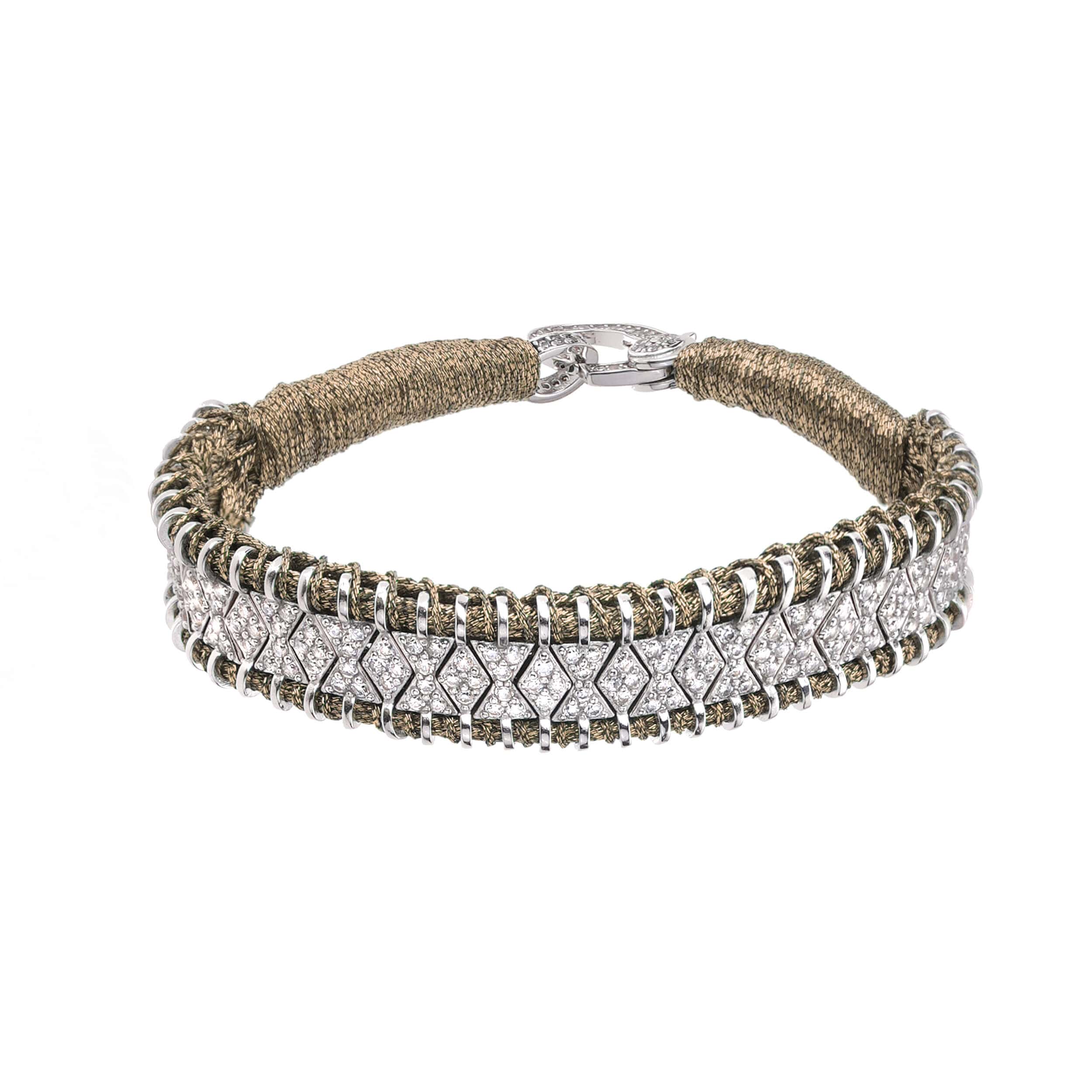Janeiro white diamond bracelet — Melina Fachidis