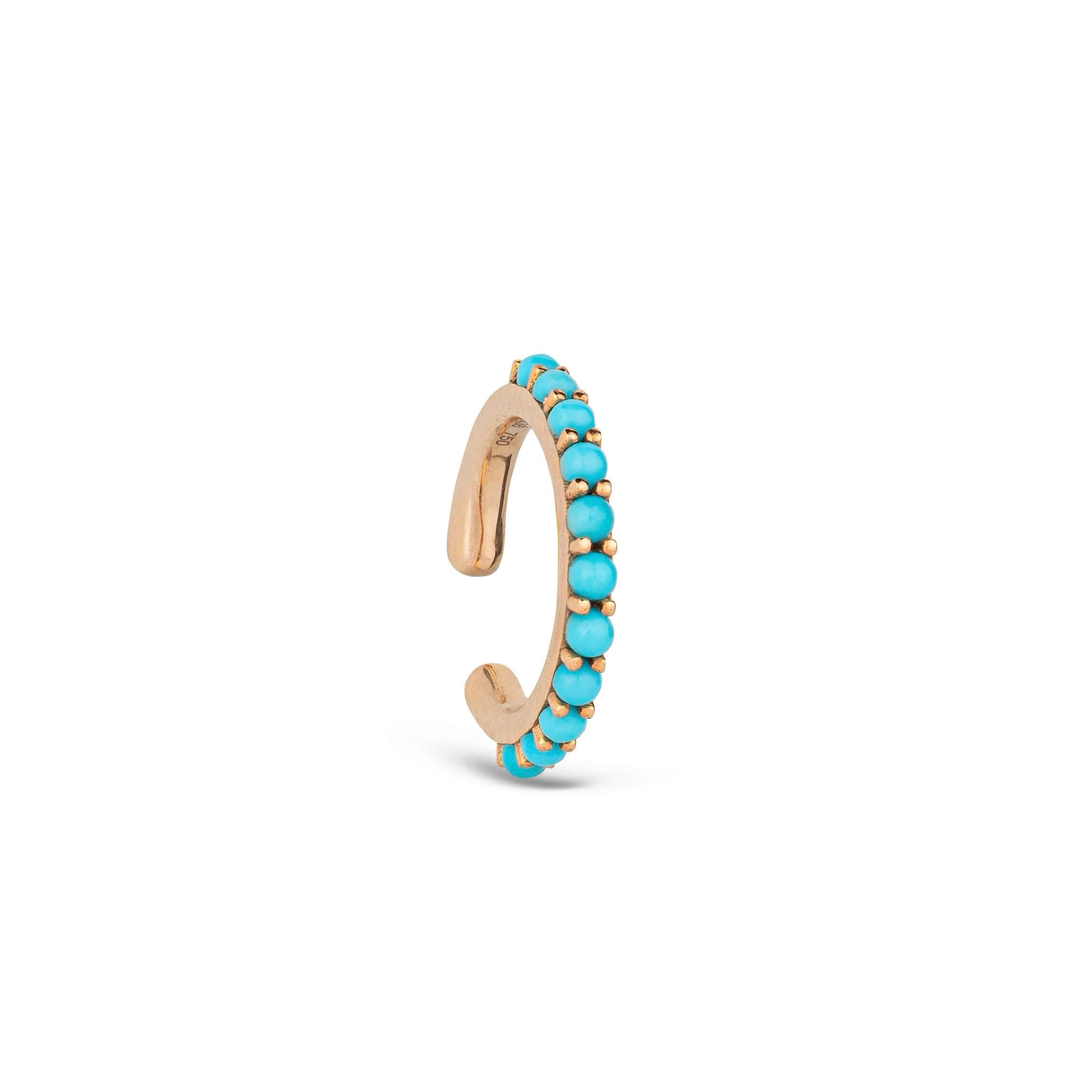 Turquoise cuff single earring — Melina Fachidis