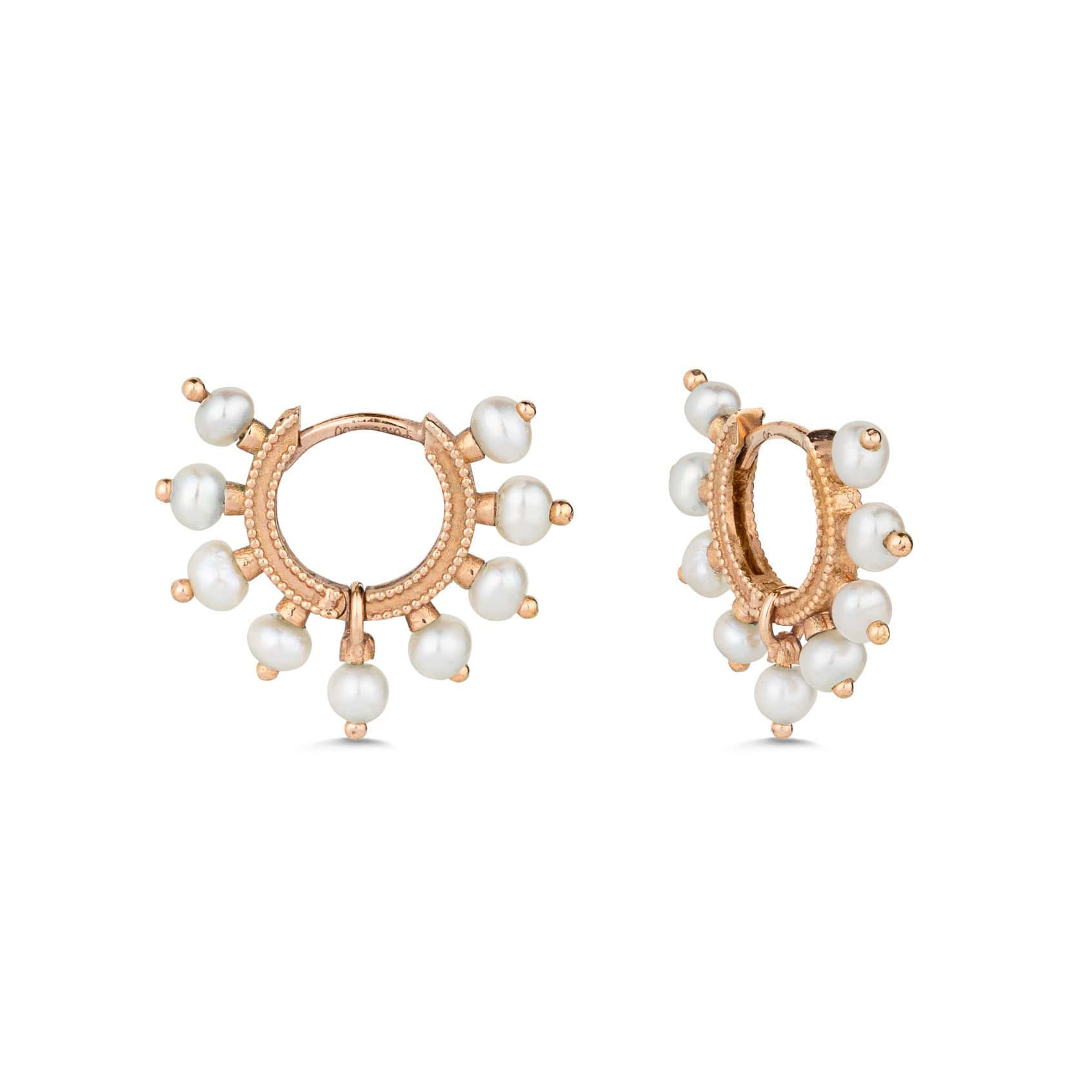 Pearl small hoops — Melina Fachidis