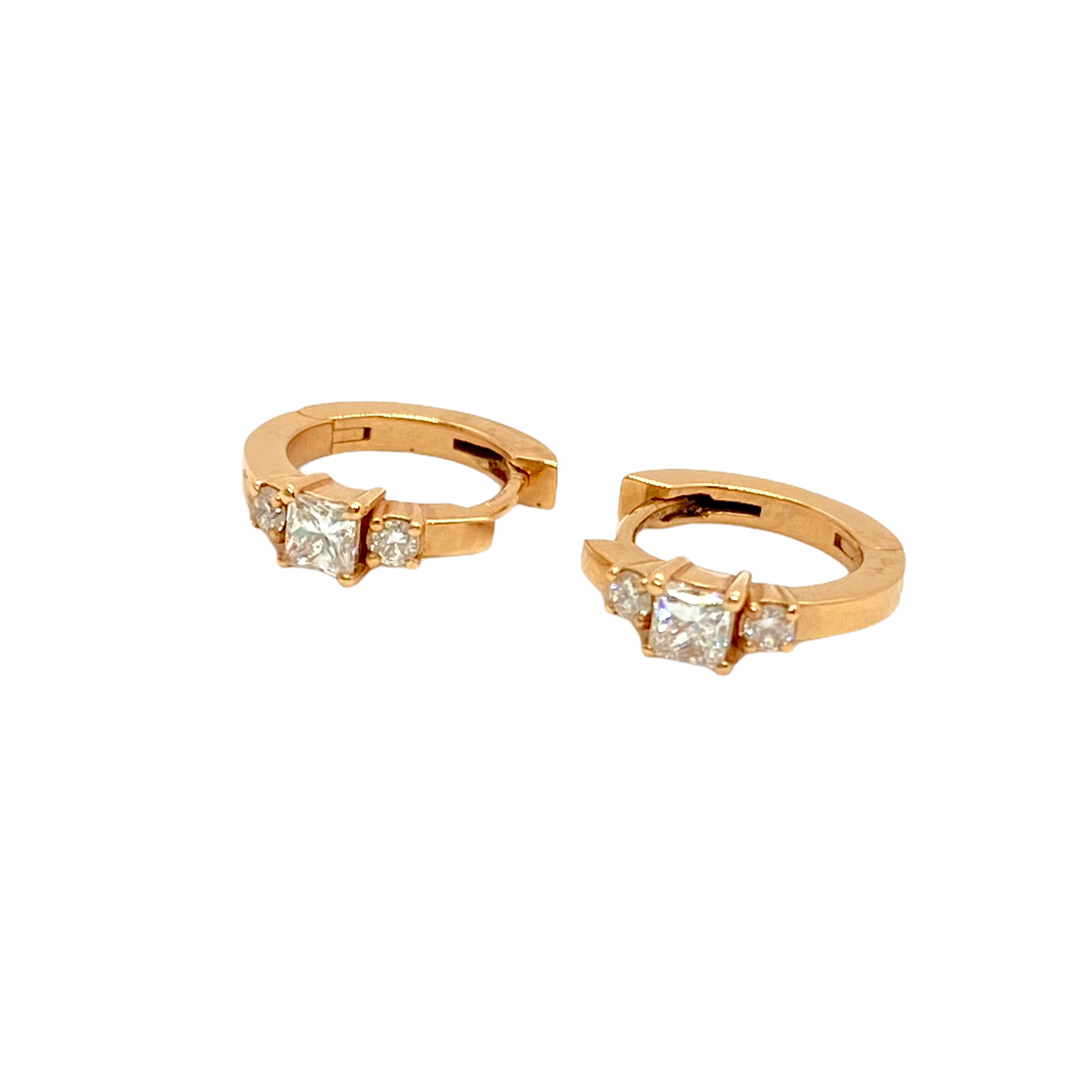 Princesse diamond small hoops — Melina Fachidis