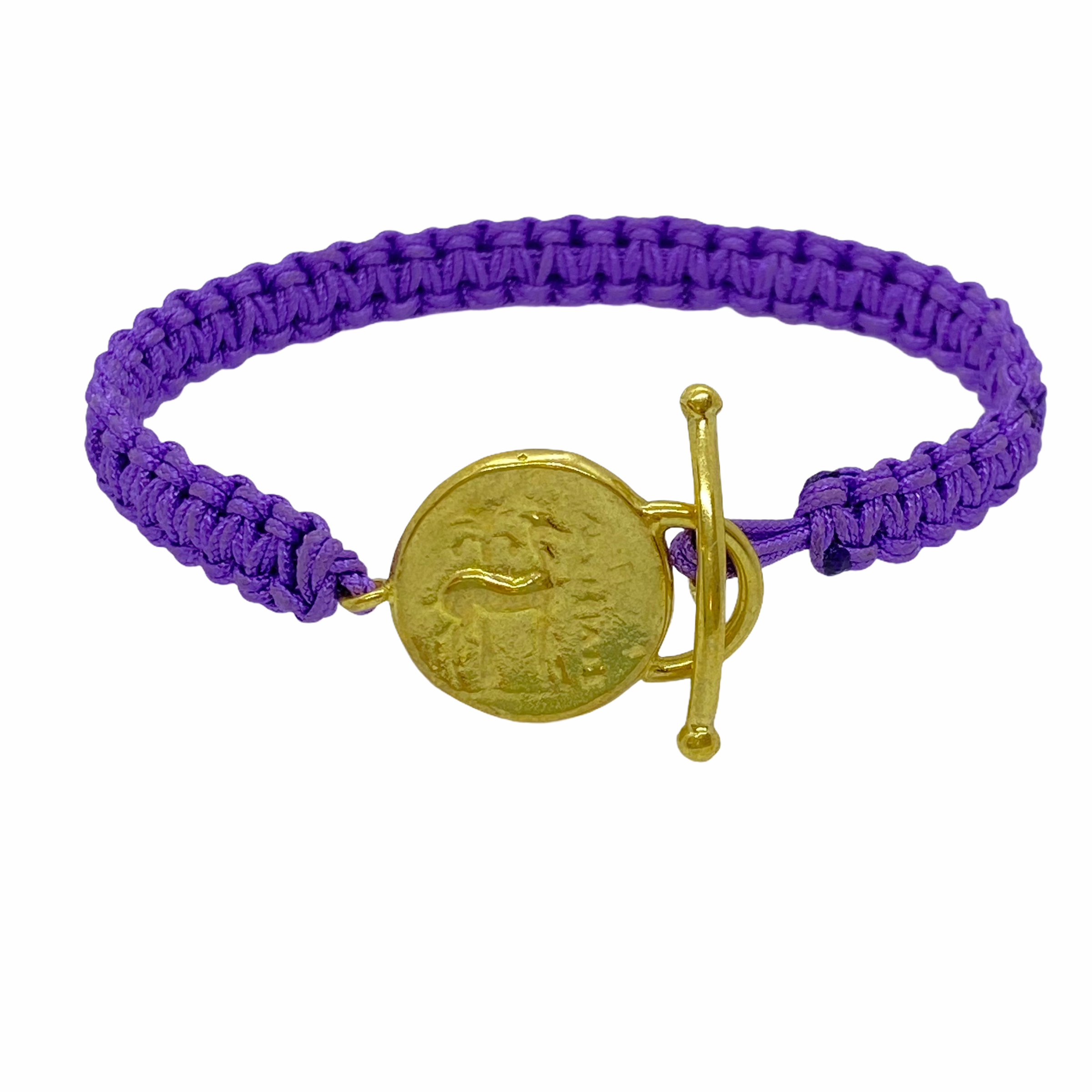 Small coin cord bracelet — Melina Fachidis