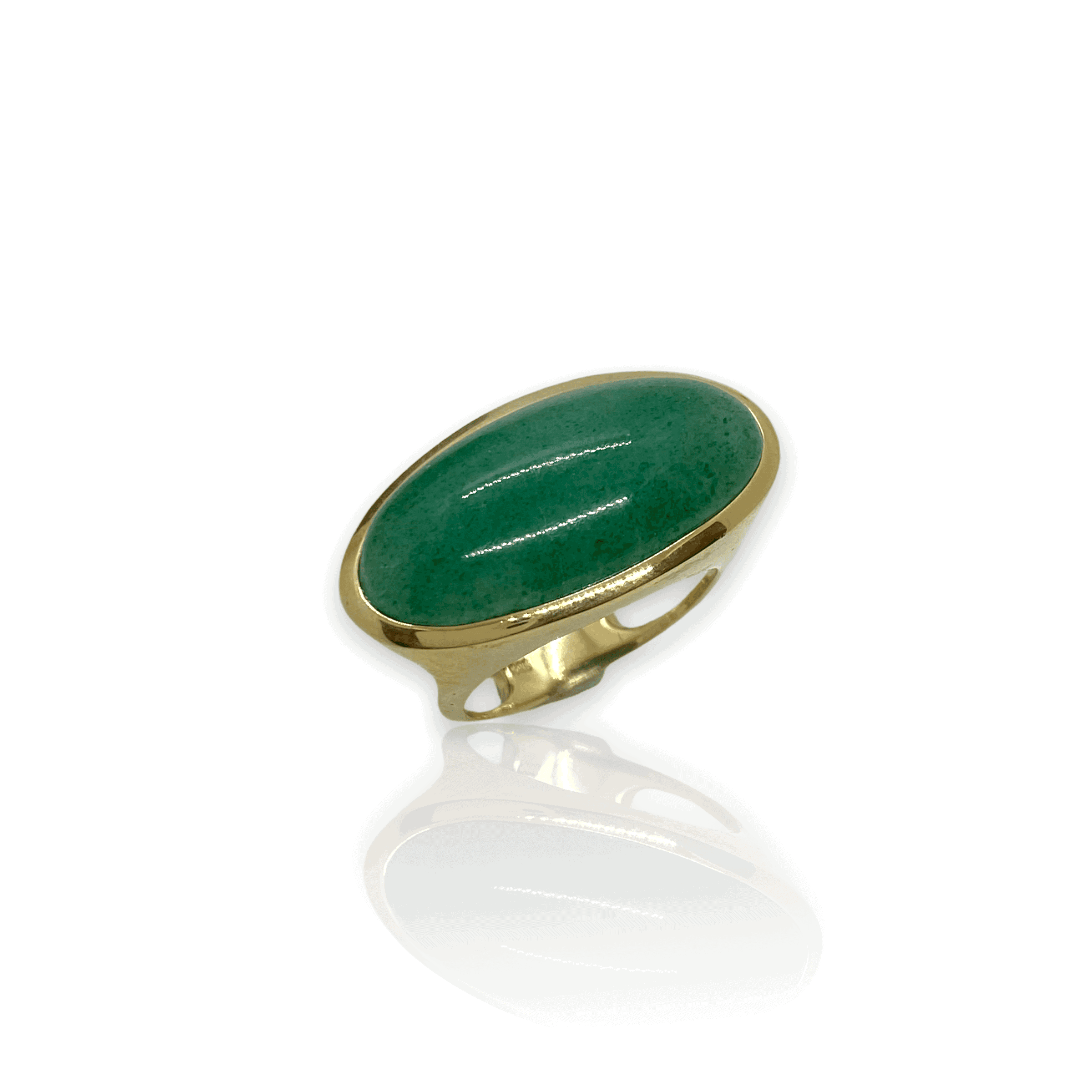 Aventurine quartz «Volax » ring — Melina Fachidis