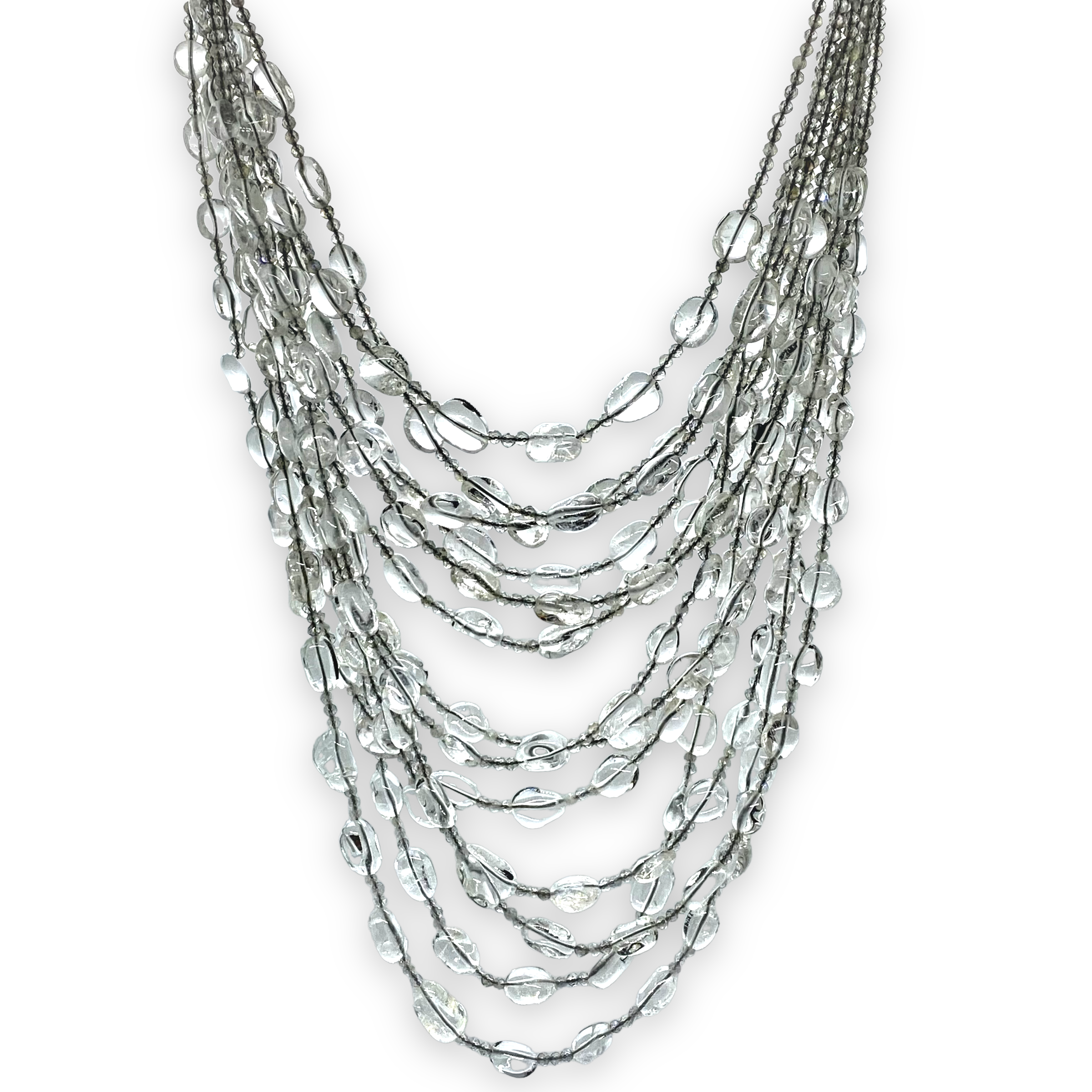 Multi-strand labradorite necklace — Melina Fachidis